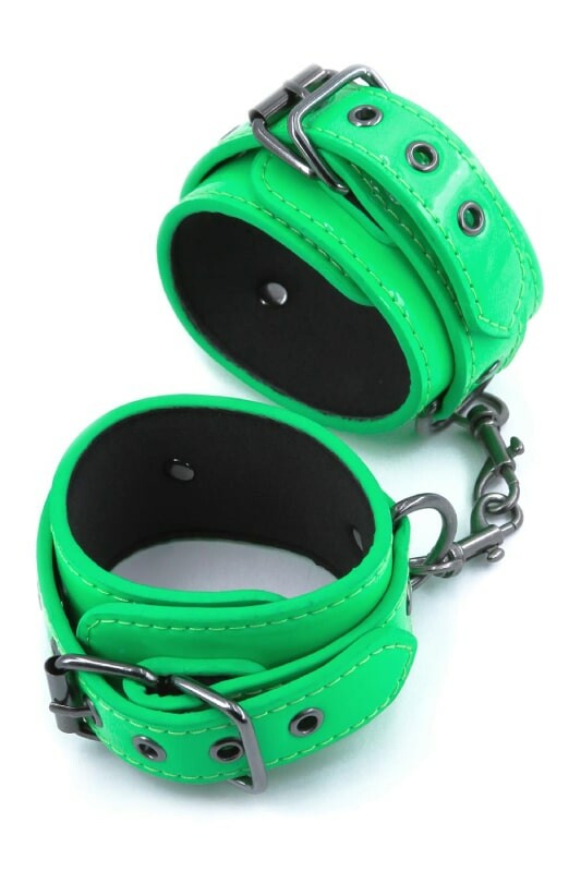 Поножі NS Novelties Electra Ankle Cuffs зелені