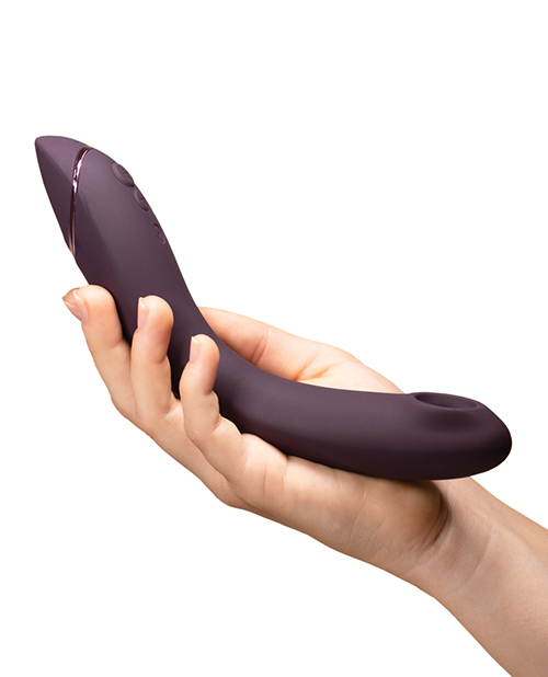 Вібратор для точки G Womanizer OG Aubergine з хвильовою стимуляцією, бордовий, 17.6 х 3.9 см - Зображення 6