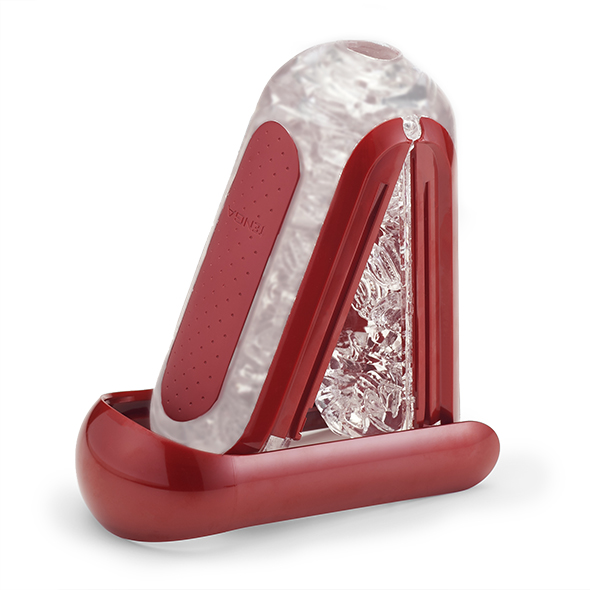 Мастурбатор зі станцією для нагрівання FLIP 0(ZERO) RED & WARMER SET - Зображення 2