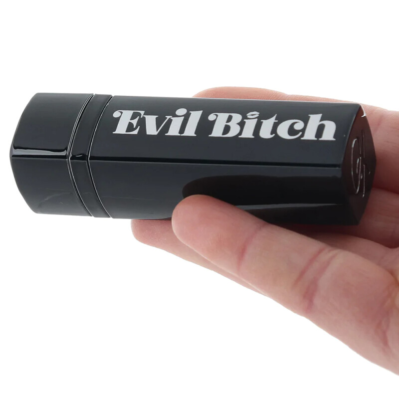 Вібратор-помада California Exotics Evil Bitch, чорний, 7.5 см х 1.25 см - Изображение 5