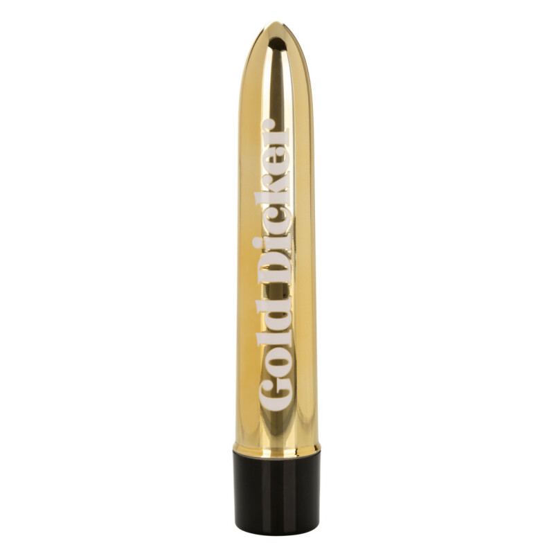 Вібратор нереалістичний California Exotic Novelties золотий, 10.7 х 2.5 см