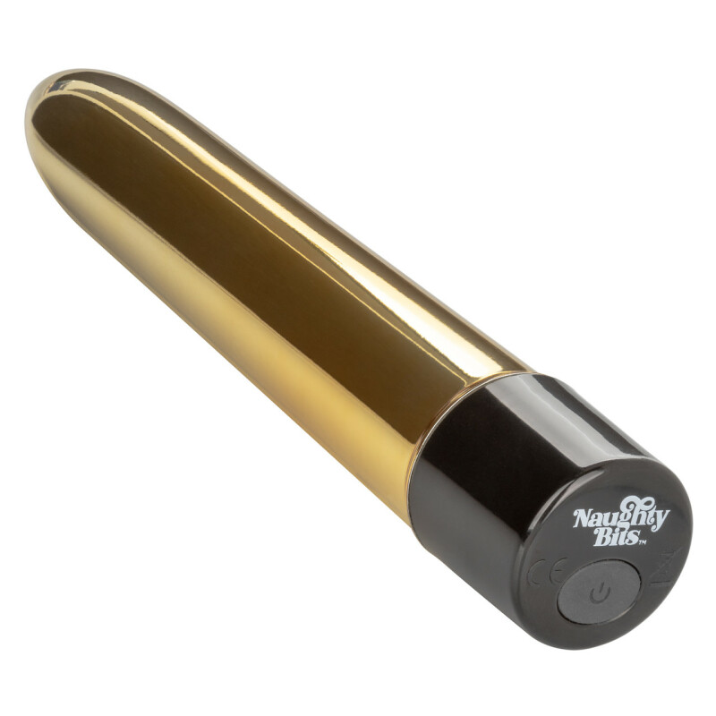 Вібратор нереалістичний California Exotic Novelties золотий, 10.7 х 2.5 см - Зображення 4