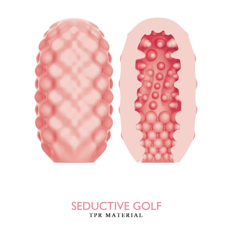 Мінімастурбатор Pretty Love Seductive Golf Cupid X Egg, рожевий, 10 х 5.6 см - Зображення 2