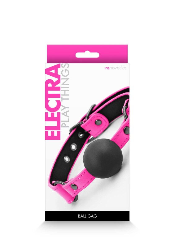 Кляп-кулька NS Novelties Electra, рожевий, 4.5 см - Изображение 1