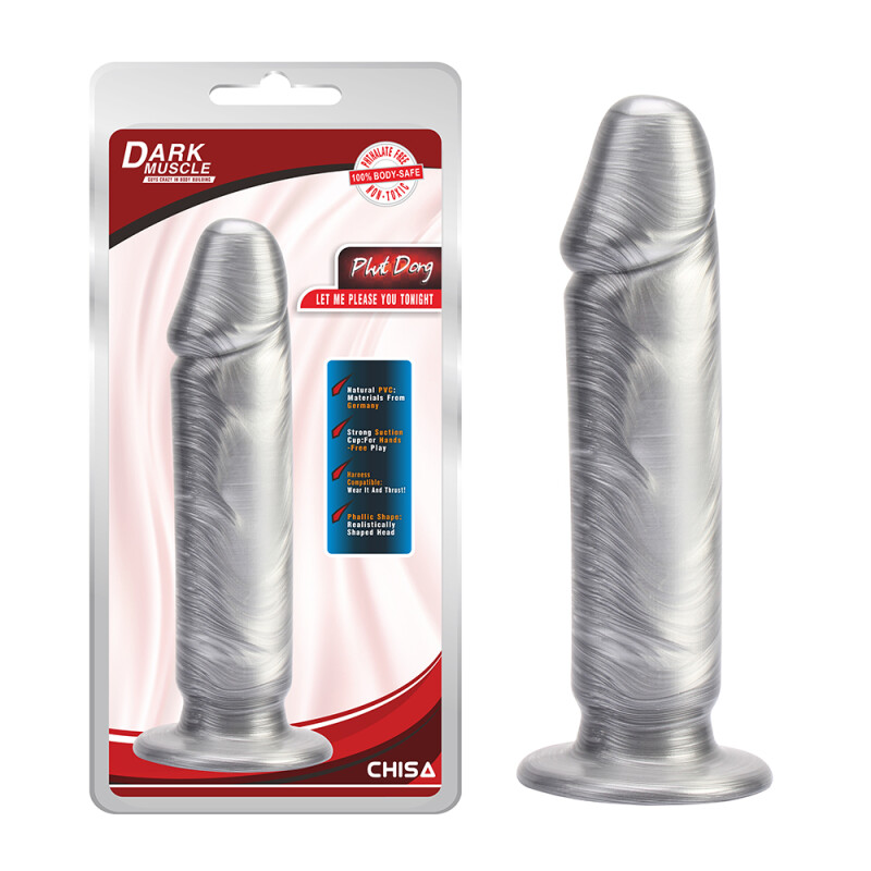Фалоімітатор реалістичний на присосці Chisa PHUT Dong Dark Muscle, 22 см х 4.5 см