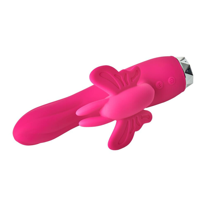 Вібратор-кролик Dream Toys FlirtsButterfly, рожевий, 17 х 3 см - Изображение 6
