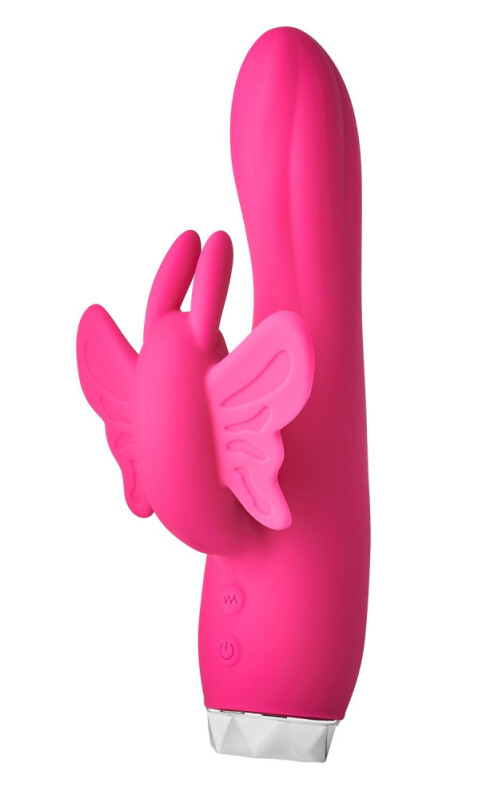Вібратор-кролик Dream Toys FlirtsButterfly, рожевий, 17 х 3 см