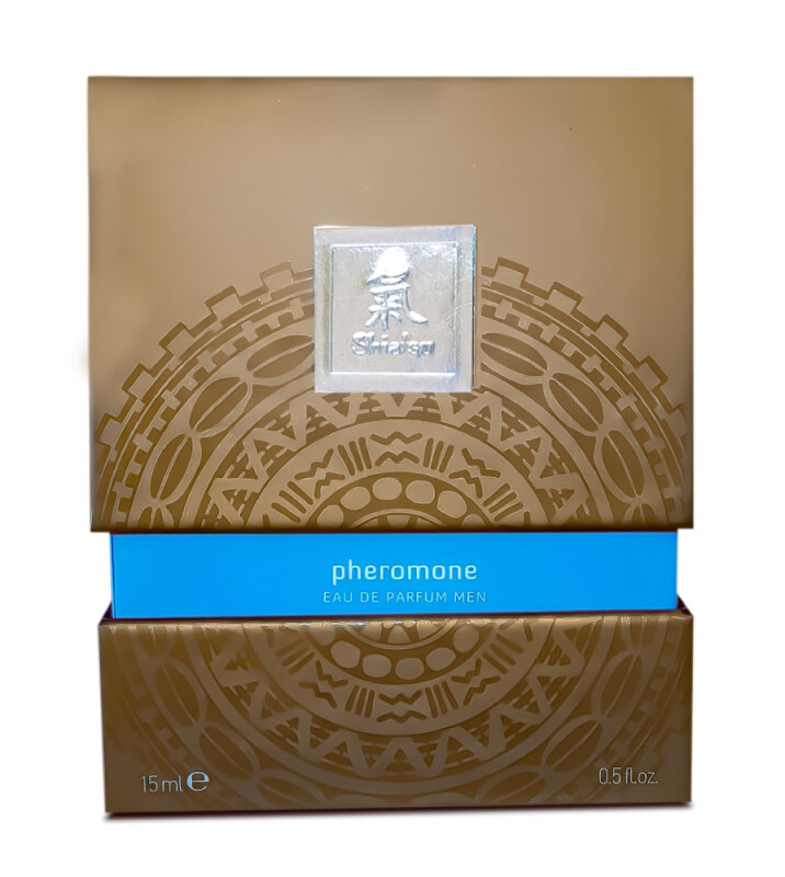 Парфуми чоловічі з феромонами HOT Shiatsu lightblue, 15 мл - Изображение 3