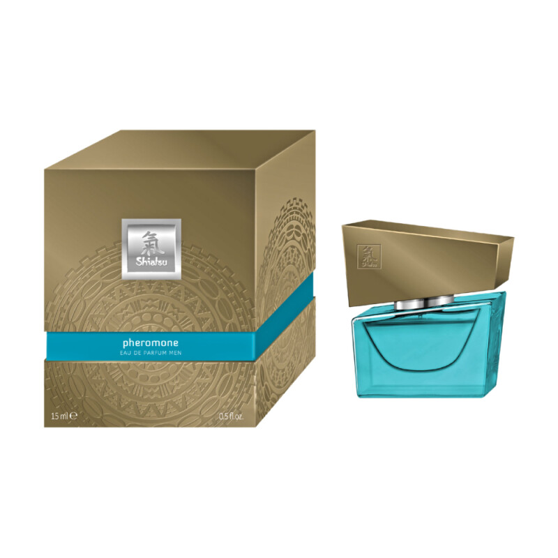 Парфуми чоловічі з феромонами HOT Shiatsu lightblue, 15 мл
