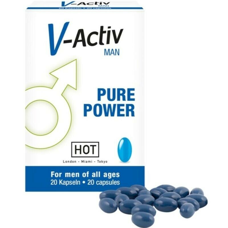 Капсули чоловічі для потенції HOT V-Activ Caps for men, 20 шт