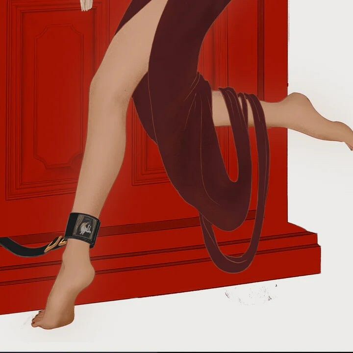 Фіксатори на двері UPKO Constraints Door Anchors Ankle Restraints для фіксації ніг, чорного кольору - Зображення 8