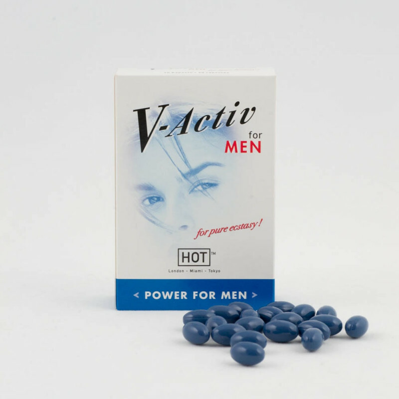 Капсули чоловічі для потенції HOT V-Activ Caps for men, 20 шт - Изображение 1