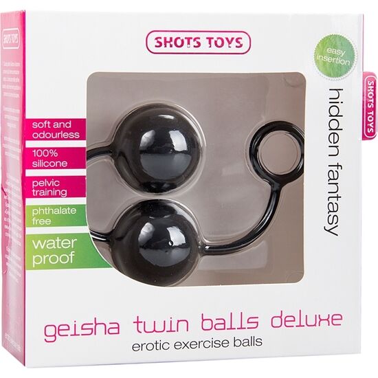 Вагінальні кульки Shots Geisha Twin Balls, силікон, 3.5 см - Изображение 1