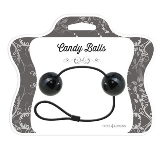 Вагінальні кульки Toyz4Lovers Candy Balls, чорні, 59 грам - Зображення 1