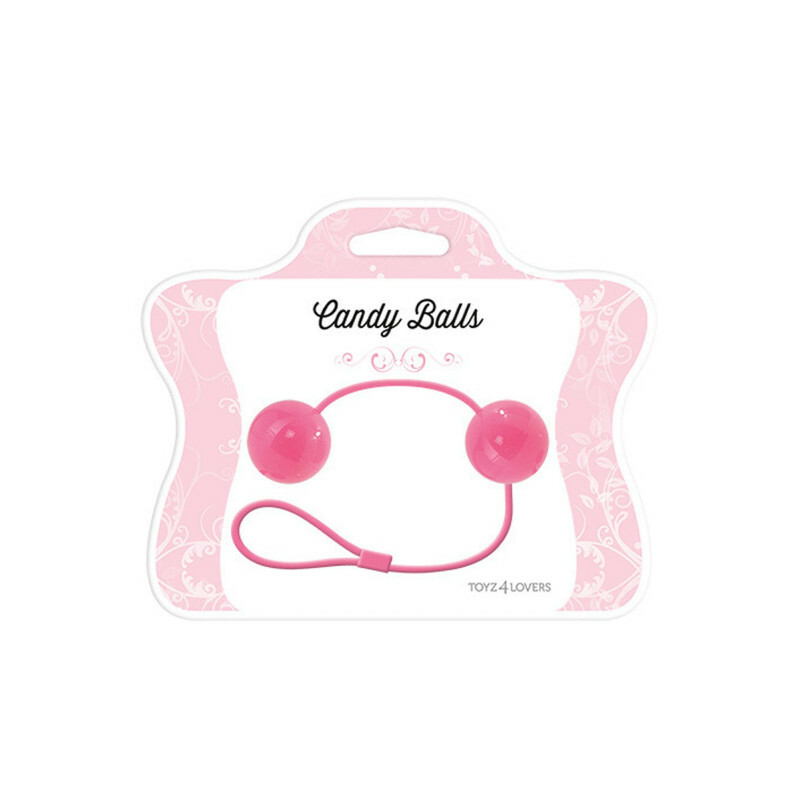 Вагінальні кульки Toyz4Lovers Candy Balls, рожеві, 59 грам - Изображение 1