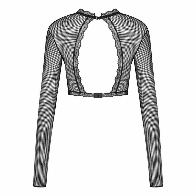 Топ еротичний Obsessive Mibelia Top, XS/S, з відкритими грудьми - Зображення 8