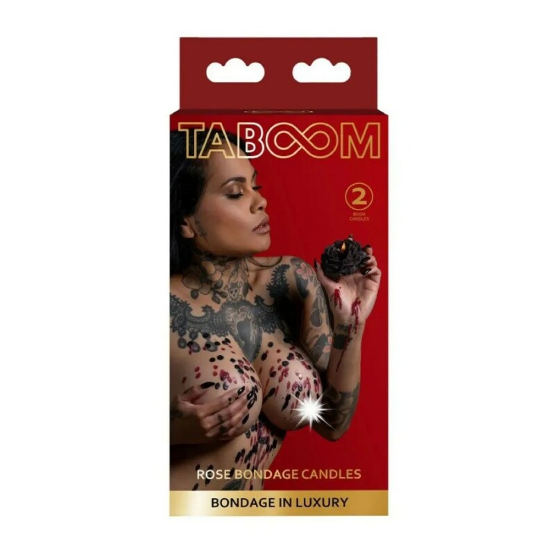 Свічки БДСМ низькотемпературні Taboom Rose Japanese Drip Candle, 2 шт.