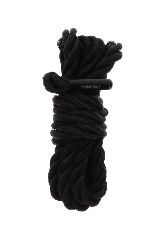 Мотузка для зв'язування Taboom Bondage Rope, чорна 1.5 метра, 7 мм