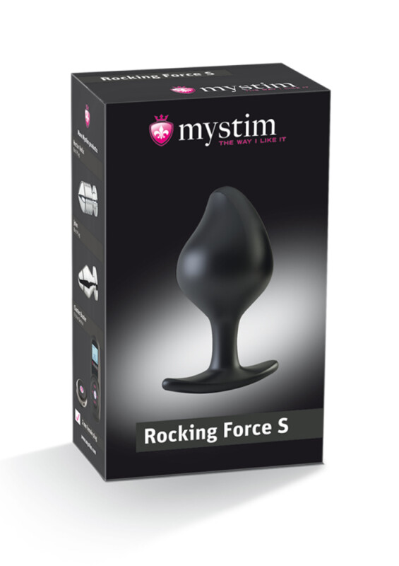 Анальна пробка для електростимуляції Mystim чорна, 9.7 х 3.7 см - Зображення 1