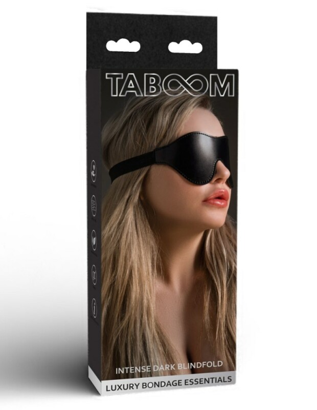 Маска на очі Taboom Intense Dark Blindfold, чорна - Зображення 5