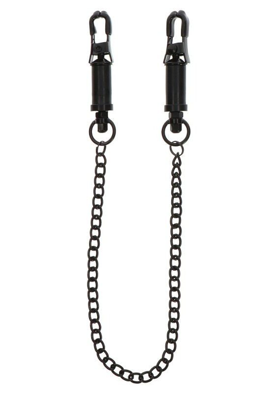 Затискачі на соски Heavy Duty Adjustable Clamps чорні 52 см