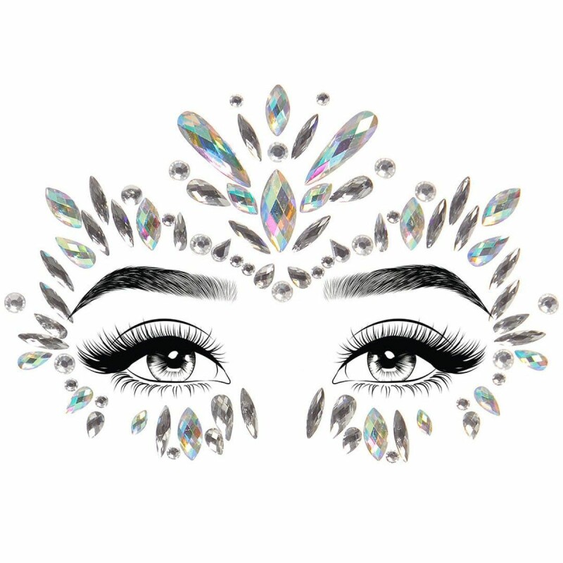 Наклейок для обличчя прозорих Face Jewels Sticker