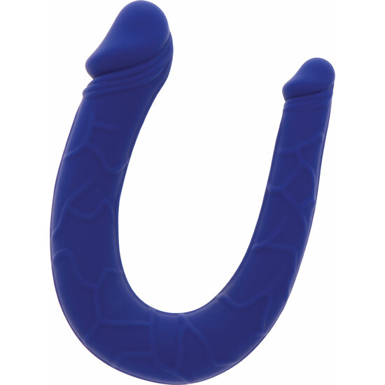 Фалоімітатор подвійний TOY JOY Realistic Mini Double Dong, синій, 30 см - Изображение 1