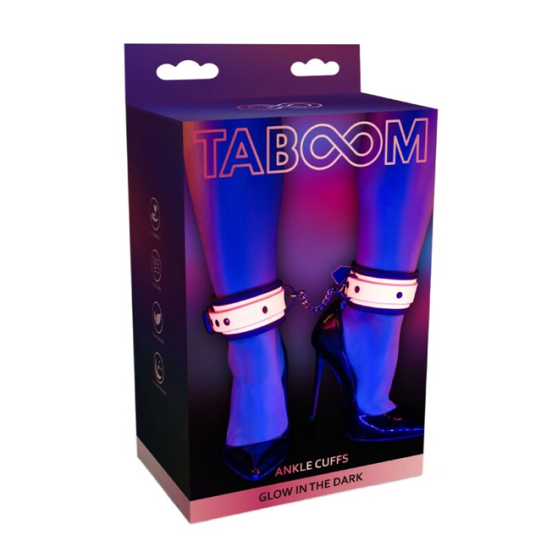 Поножі, що світяться в темряві Taboom Ankle Cuffs, рожеві (пошкоджена упаковка)