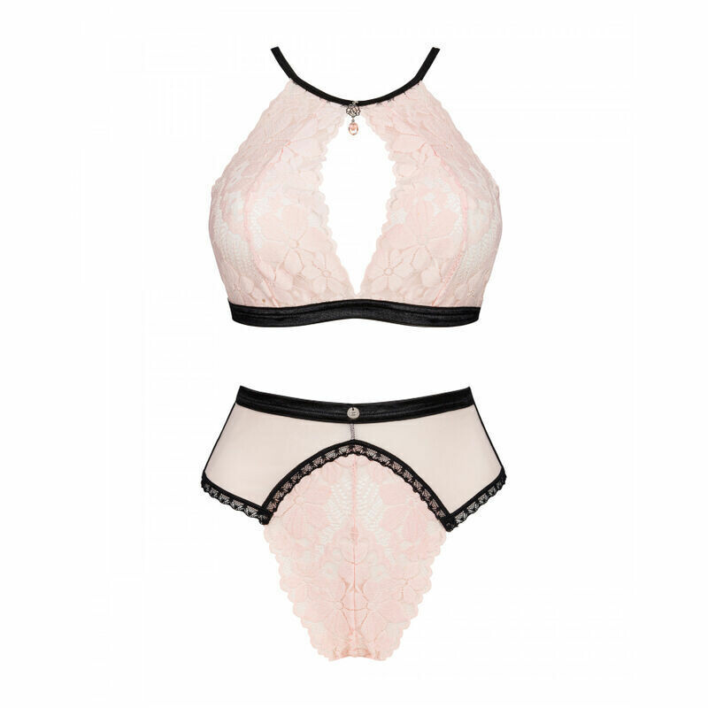 Комплект сексуальний S/M Lilines Obsessive, рожевий - Изображение 2
