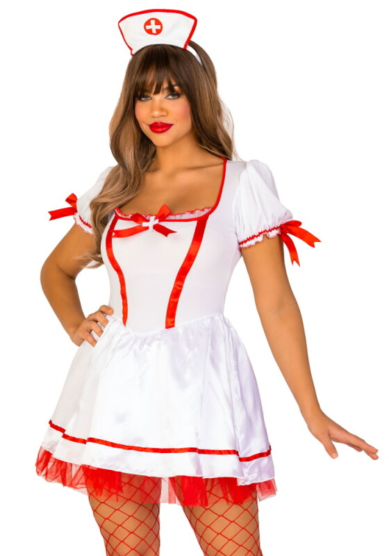Костюм медсестри для рольової гри Leg Avenue Naughty Nurse Costume, розмір S