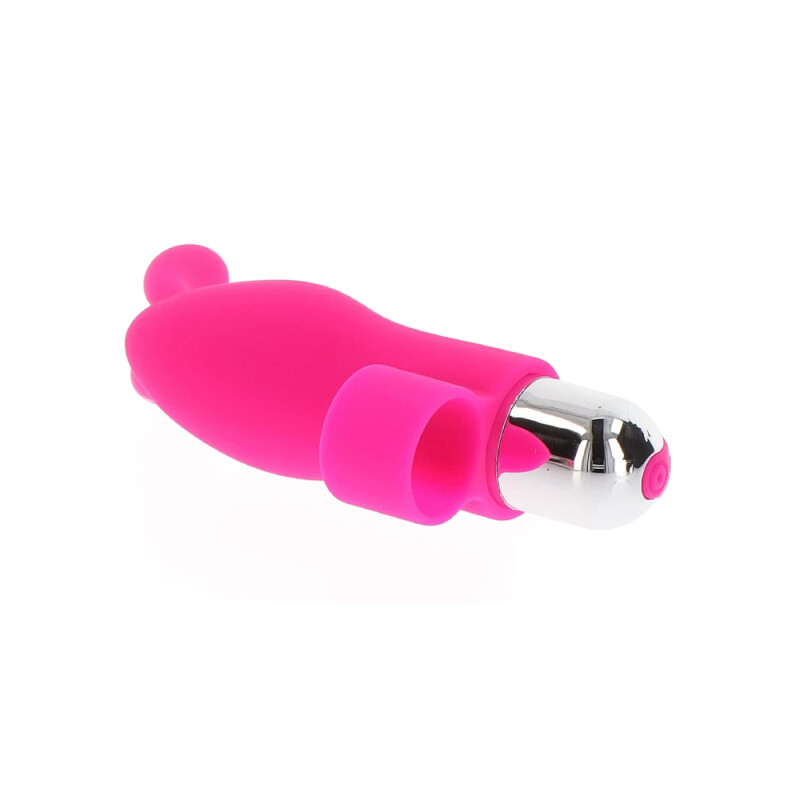 Вібратор на палець Toy Joy Bunny Pleaser з вушками кролика, рожевий, 10.5 х 3 см - Зображення 4