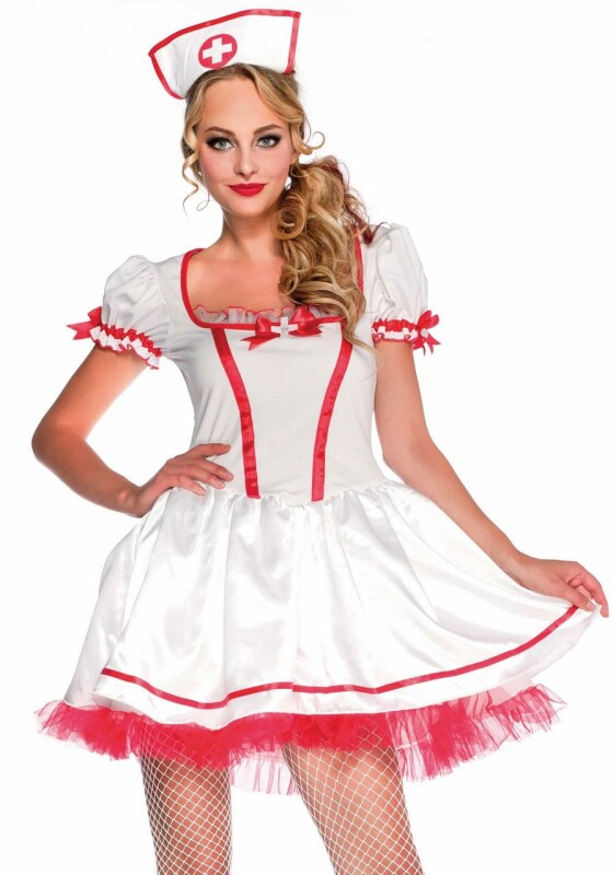 Костюм медсестри для рольової гри Leg Avenue Naughty Nurse Costume, розмір S - Изображение 5