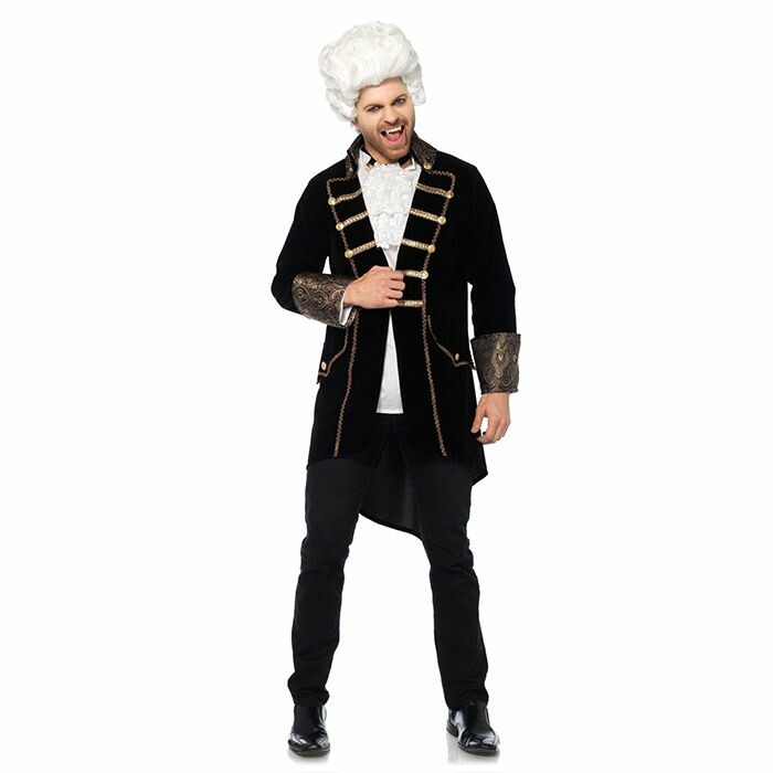 Чоловічий костюм Графа Дракули Leg Avenue Deluxe, 2 предмета, M/L, чорний - Изображение 2