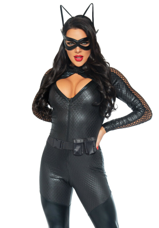 Сексуальний костюм кішечки Leg Avenue Wicked Kitty, S, 4 предмети, чорний - Зображення 6