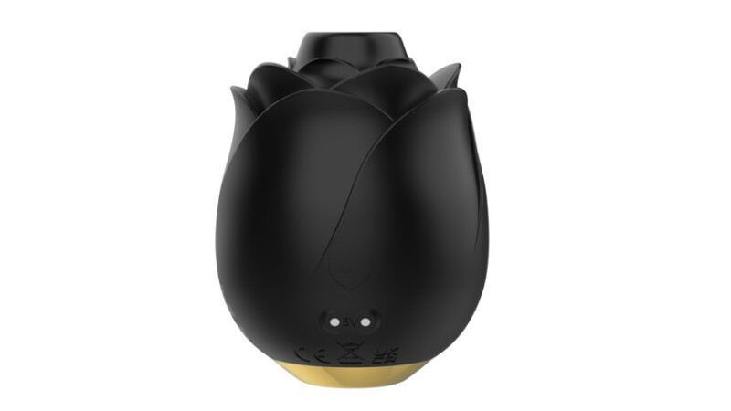 Кліторальний стимулятор у формі троянди Fifty Shades of Grey Rose Clitoral Suction чорного кольору - Зображення 3