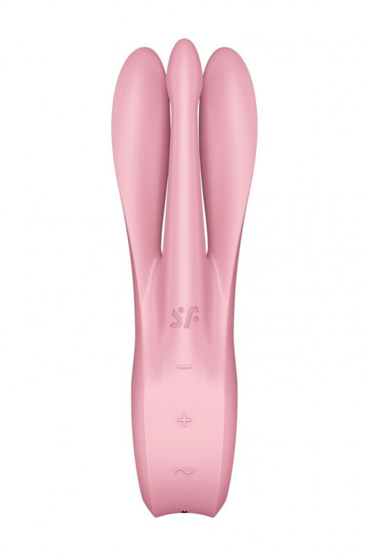 Вібратор для клітора Satisfyer Threesome 1 гнучкий, рожевий, 14 х 3.7 см - Изображение 2
