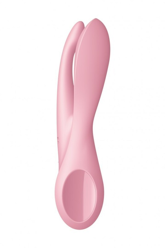 Вібратор для клітора Satisfyer Threesome 1 гнучкий, рожевий, 14 х 3.7 см - Изображение 3