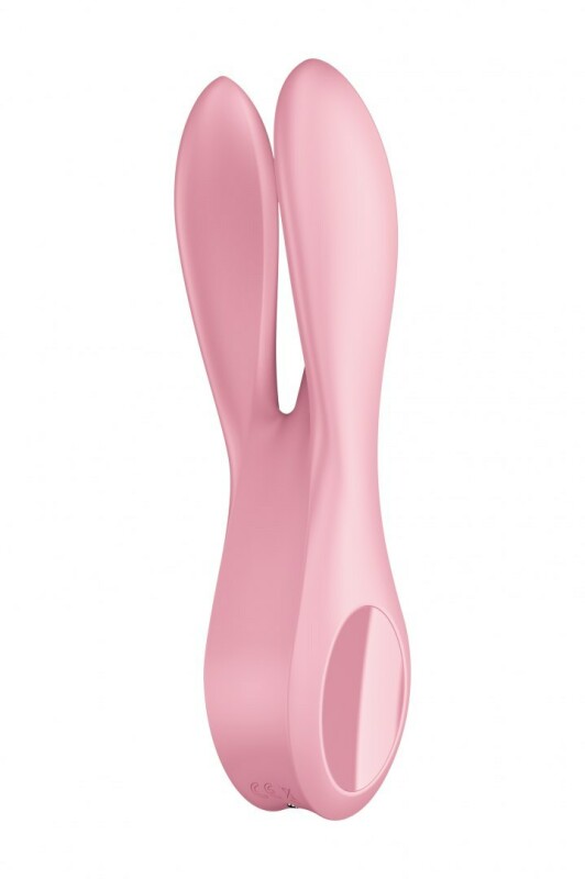 Вібратор для клітора Satisfyer Threesome 1 гнучкий, рожевий, 14 х 3.7 см - Изображение 4