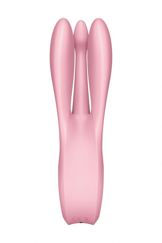 Вібратор для клітора Satisfyer Threesome 1 гнучкий, рожевий, 14 х 3.7 см - Изображение 5