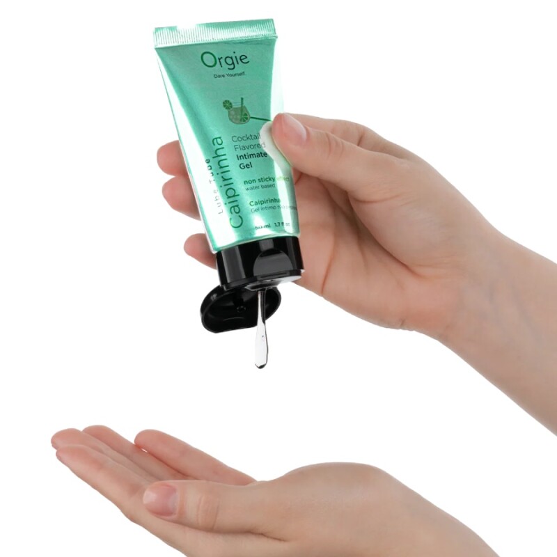 Їстівний лубрикант Orgie Lube Tube зі смаком Кайпірінья, 50 мл - Изображение 2