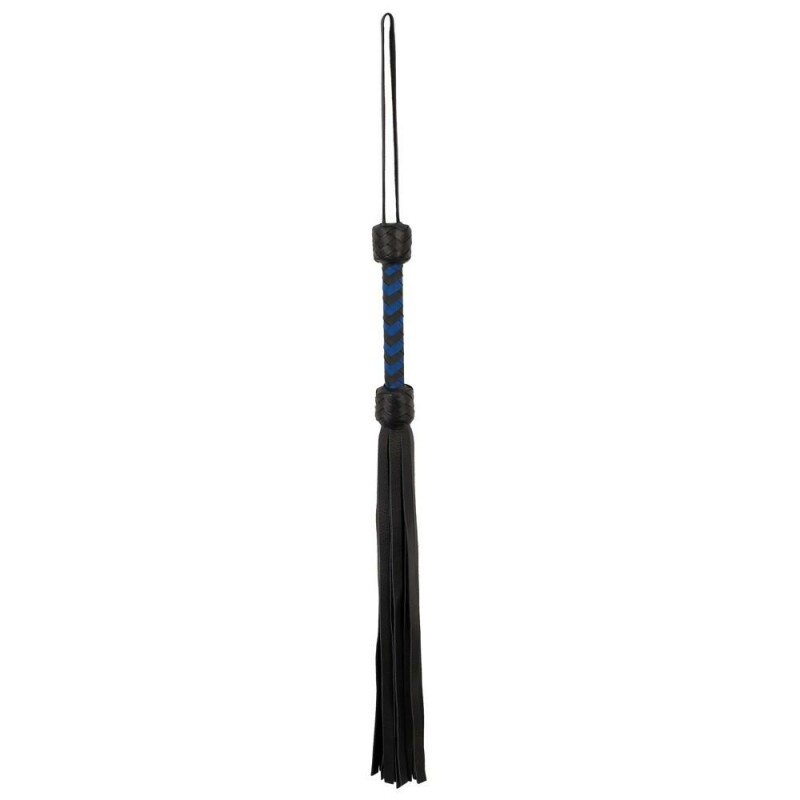 Флоггер шкіряний ZADO Leather flogger, чорний - Зображення 1