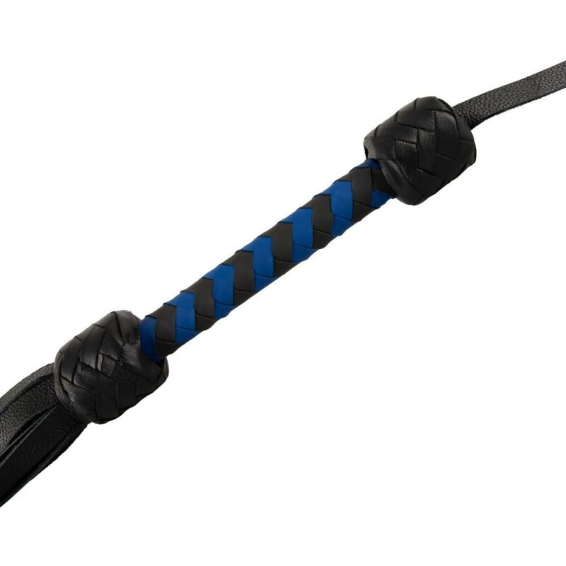 Флоггер шкіряний ZADO Leather flogger, чорний - Зображення 3