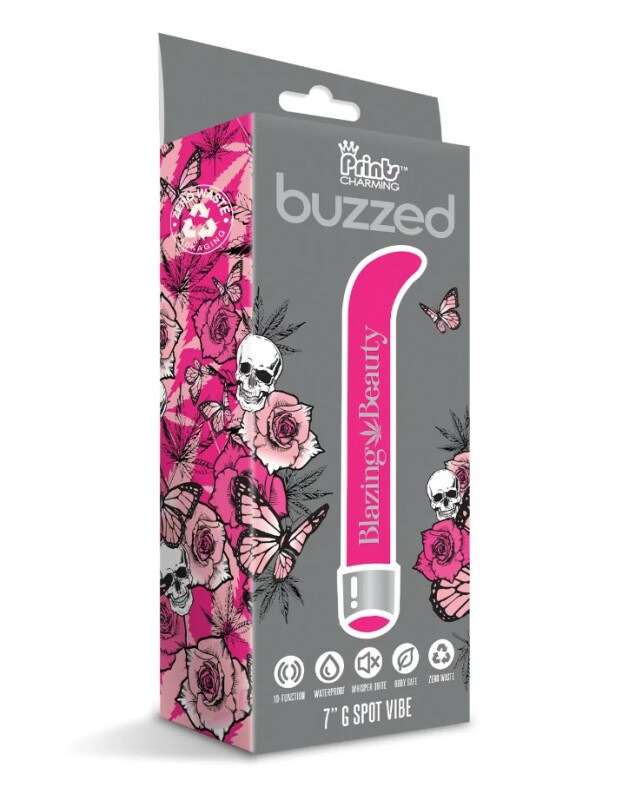 Вібатор Buzzed G-spot Vibe, яскраво-рожевий, 17,7 см - Изображение 3