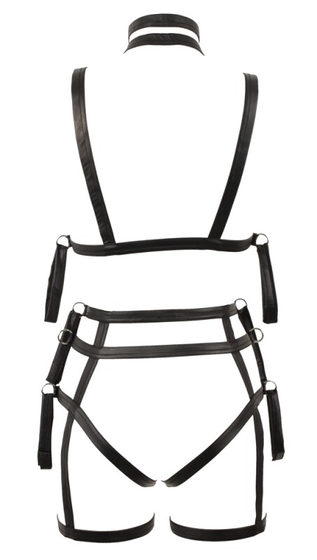 Бондажний комплект Bad Kitty Bondage Set, L/XL, чорний - Зображення 5
