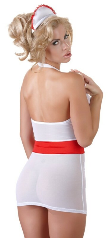 Костюм сексуальної медсестри Cottelli Costumes Nurse, M, 2 предмети, білий - Изображение 1