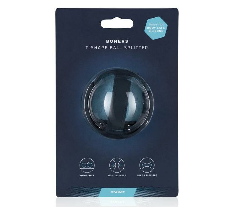 Кільце-розділювач на мошонку Boners сіре, 5.5 см - Зображення 1