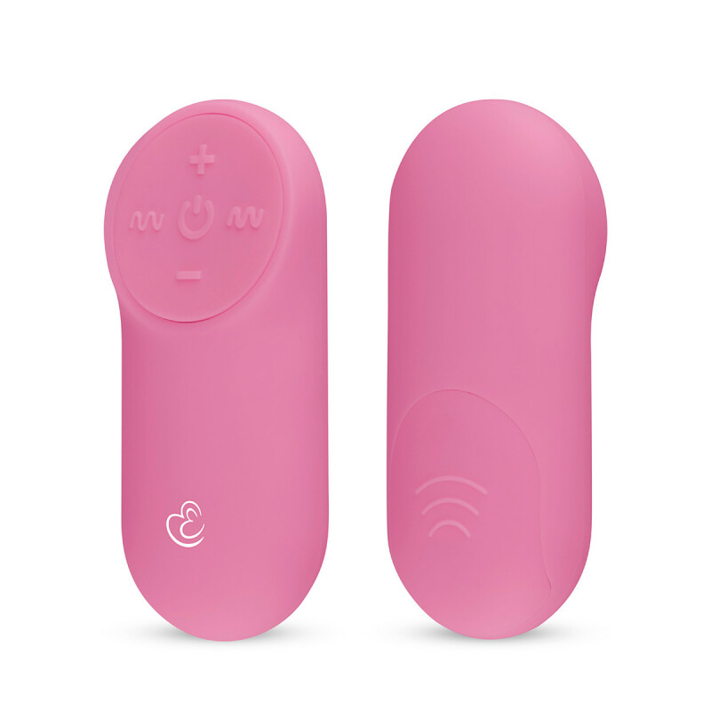 Віброяйце з дистанційним пультом Easytoys, рожеве, 7 х 3.5 см - Изображение 3