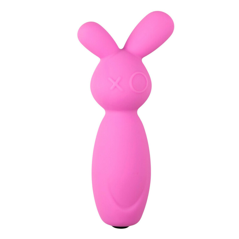 Вібратор для клітора у вигляді зайчика Mini Bunny Easytoys, силіконовий, рожевий