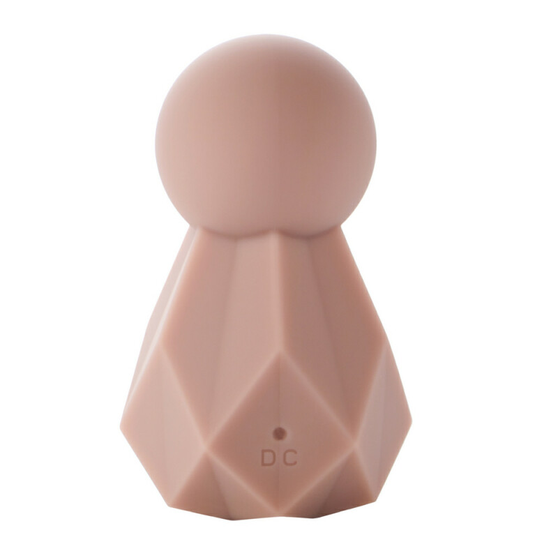 Вібратор для клітора Sweet Em Crystal у формі кристала з гранями, рожевий, 8 х 4.8 см - Зображення 1
