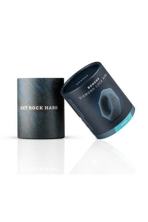 Boners Diamond Cock Ring - Grey - Зображення 1